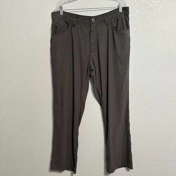 Eddie Bauer Other - Eddie Bauer Pants Mens 36 Lightweight Hiking Stretch Straight Leg Gray Outdoor